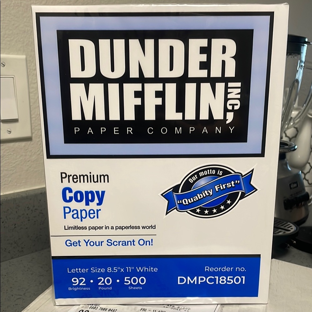 The Office - Dunder Mifflin Premium White Copy Paper